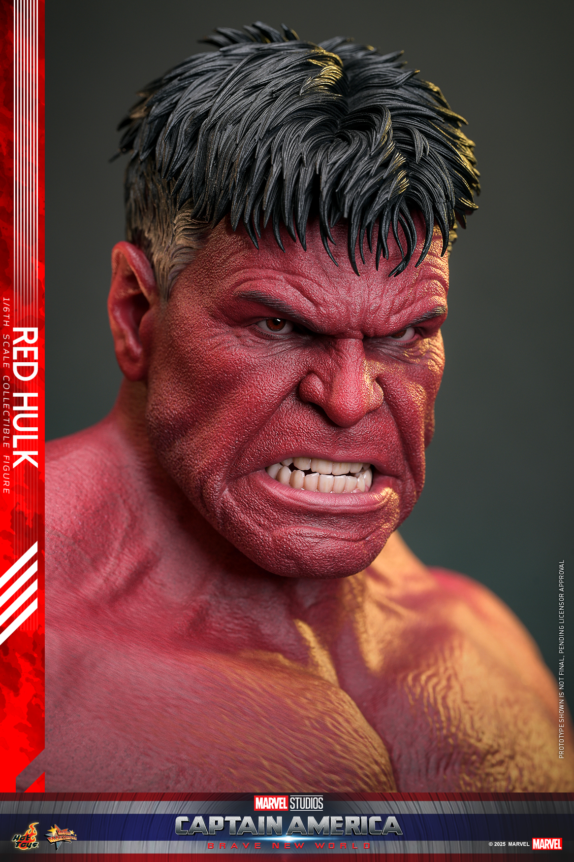 Hot Toys MMS797 Captain America: Brave New World - Red Hulk