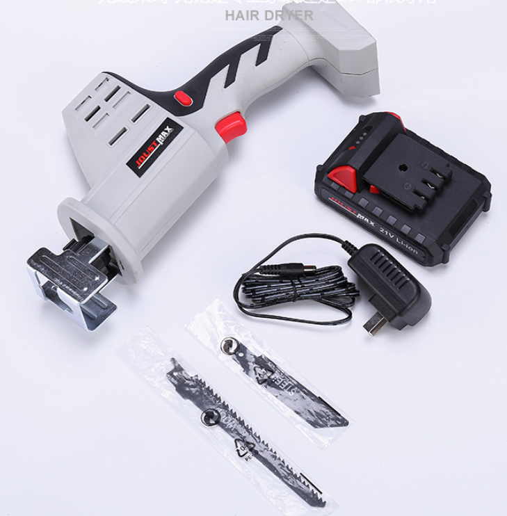 ES11 เลื่อยชักไฟฟ้า 21V งานเลื่อยไม้ เหล้ก ตัดกิ่งทำสวน ใช้ง่าย พกพาสะดวก