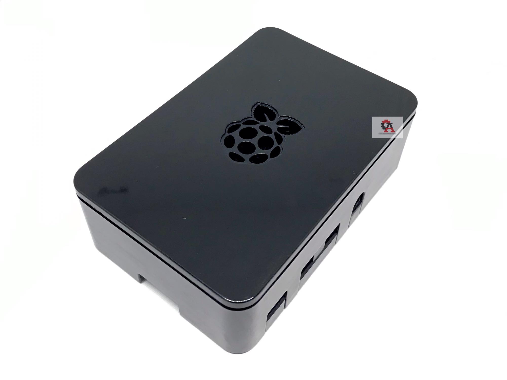 Raspberry pi 4 case (Black) เคสพลาสติกสำหรับราสเบอรี่พาย 4 สีดำ+พัดลม