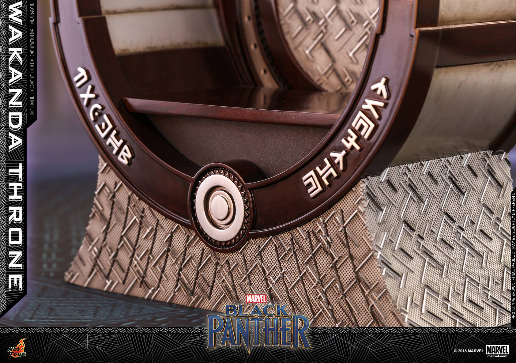 Hot Toys ACS005 BLACK PANTHER - WAKANDA THRONE