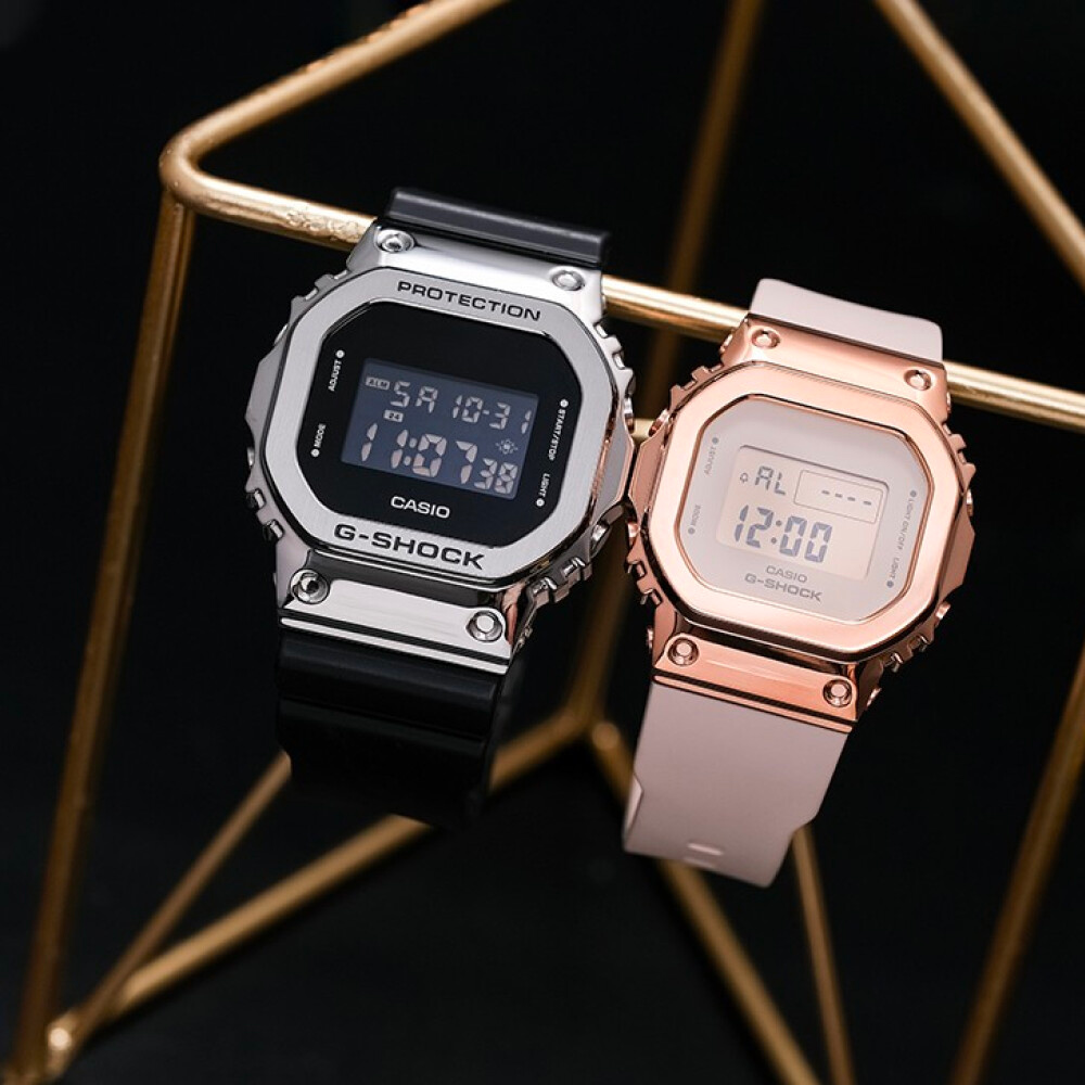 นาฬิกาข้อมือ Casio G-shock Mini สำหรับผู้หญิง GM-S5600 Series รุ่น GM-S5600-1 | GM-S5600G-7 | GM-S5600PG-1 | GM-S5600PG-4