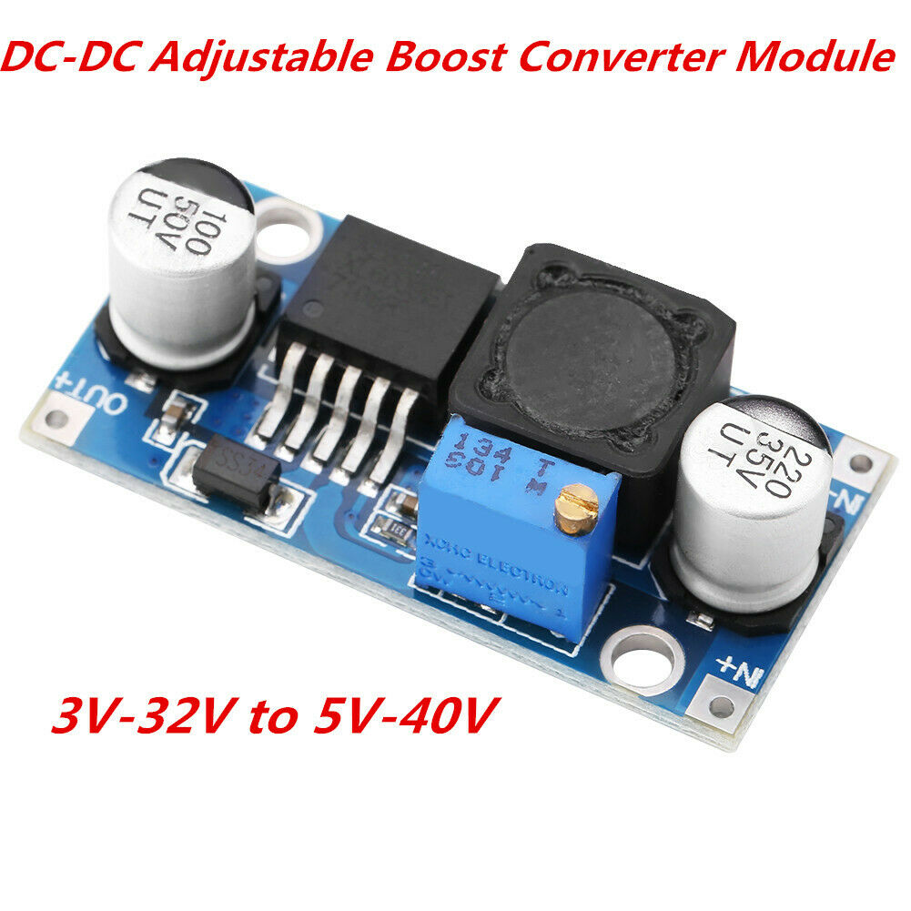EA06 วงจรเพิ่มแรงดันไฟ 5-40 V 4A DC สำหรับ DIY เพิ่มความแรง IC 6009 แท้