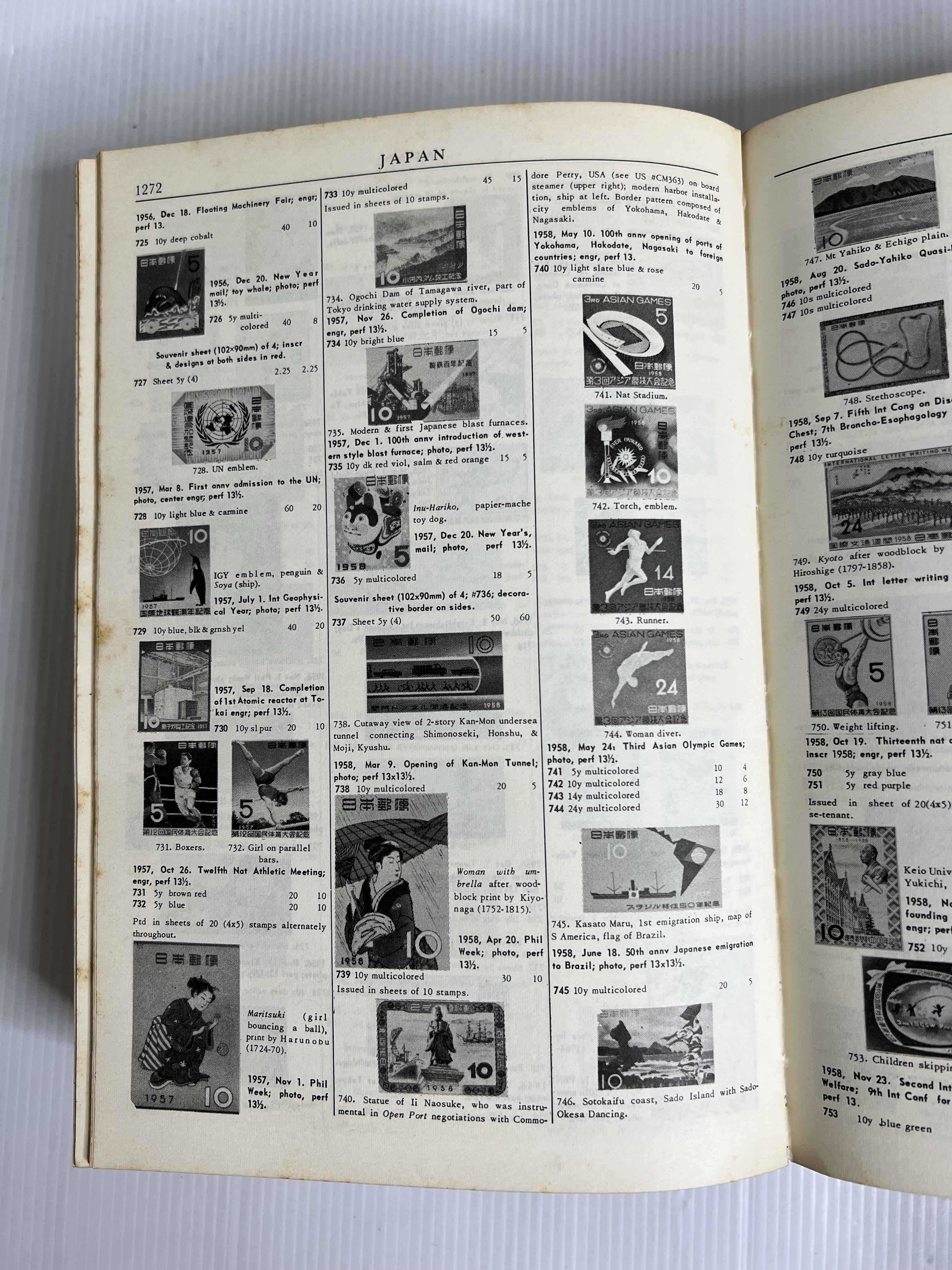 Minkus New World-Wide Stamp Catalog - 1966 Edition: Volumes One and Two George A. (Ed. ) Tlamsa January 1, 1965 90-99% Hardcover