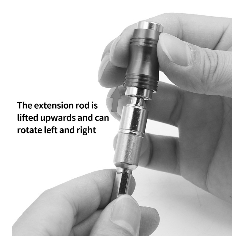 AD44 ข้อต่อไขควง งอได้ 20 องศา หมุนได้ สำหรับที่แคบ