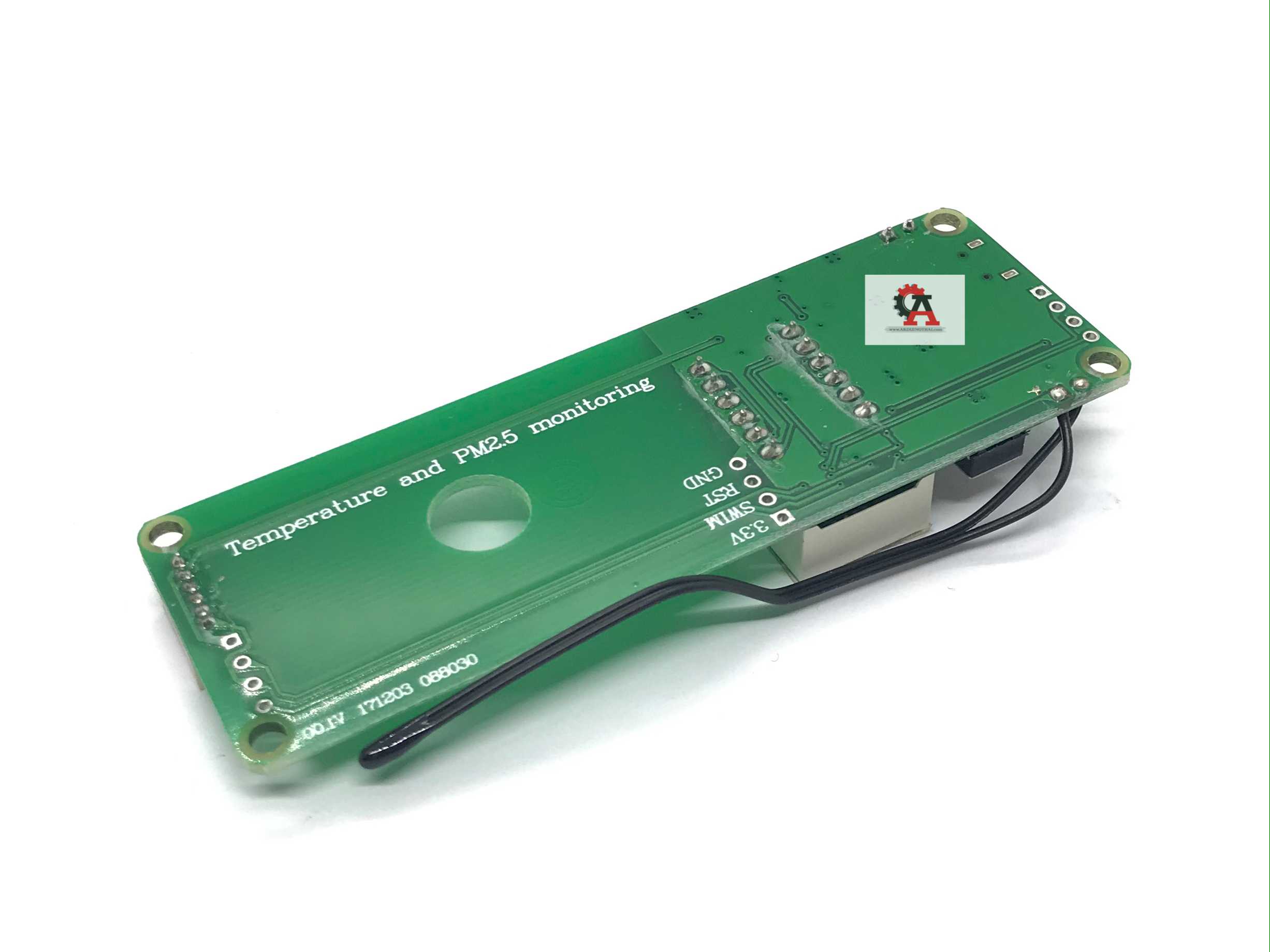 Dust Sensor Module with Temperature and PM2.5 Monitoring Board (GP2Y1051AU0F)