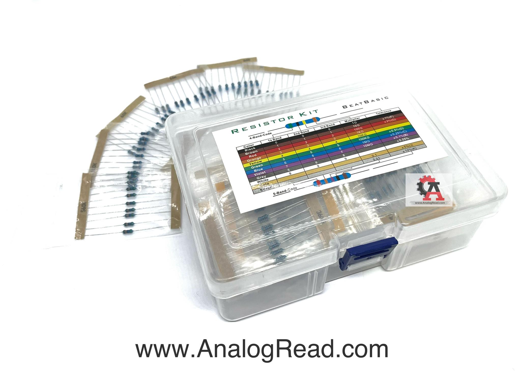 Resistor Kit 1/4W 1-10MOhm