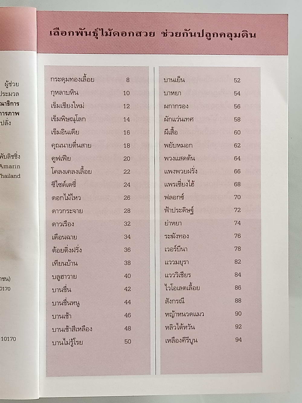 หนังสือมือสอง 171 "คู่มือคนรักต้นไม้ไม้ดอกคลุมดิน" แนะนำถึงประเภทของไม้ดอกคลุมดิน วิธีการปลูก ขยายพันธุ์และการดูแล ความหนา 95 หน้า