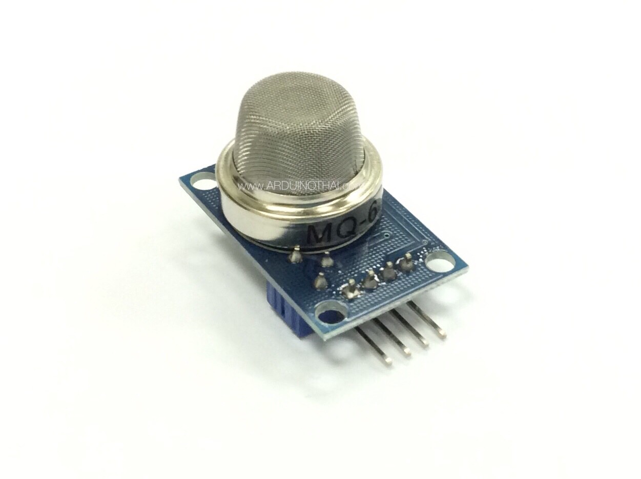เซนเซอร์ตรวจจับก๊าซปิโตรเลียมเหลว บิวเทนและโพรเพน MQ-6 LPG Sensor Liquefied Isobutane Propane Gas Module สต็อกไทยส่งไว