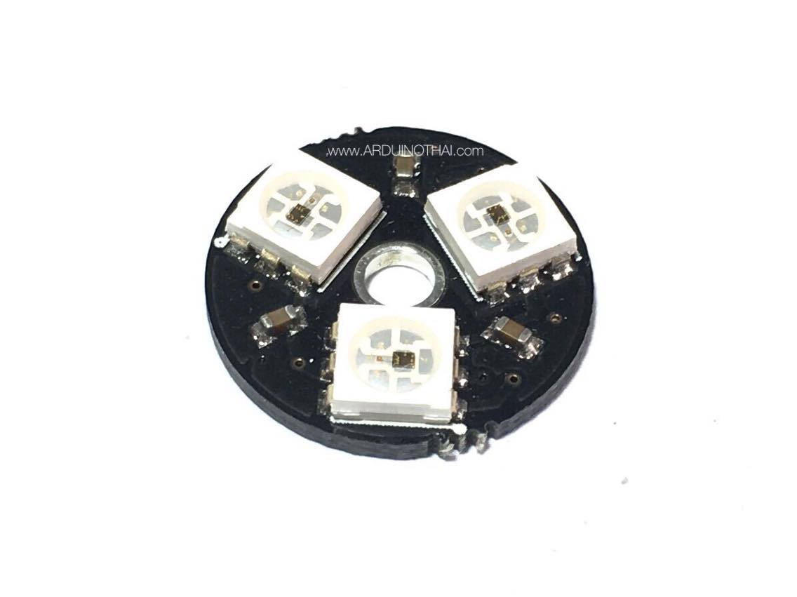 3xWS2812 5050 RGB LED RING(วงแหวน RGB LED 3ดวง)