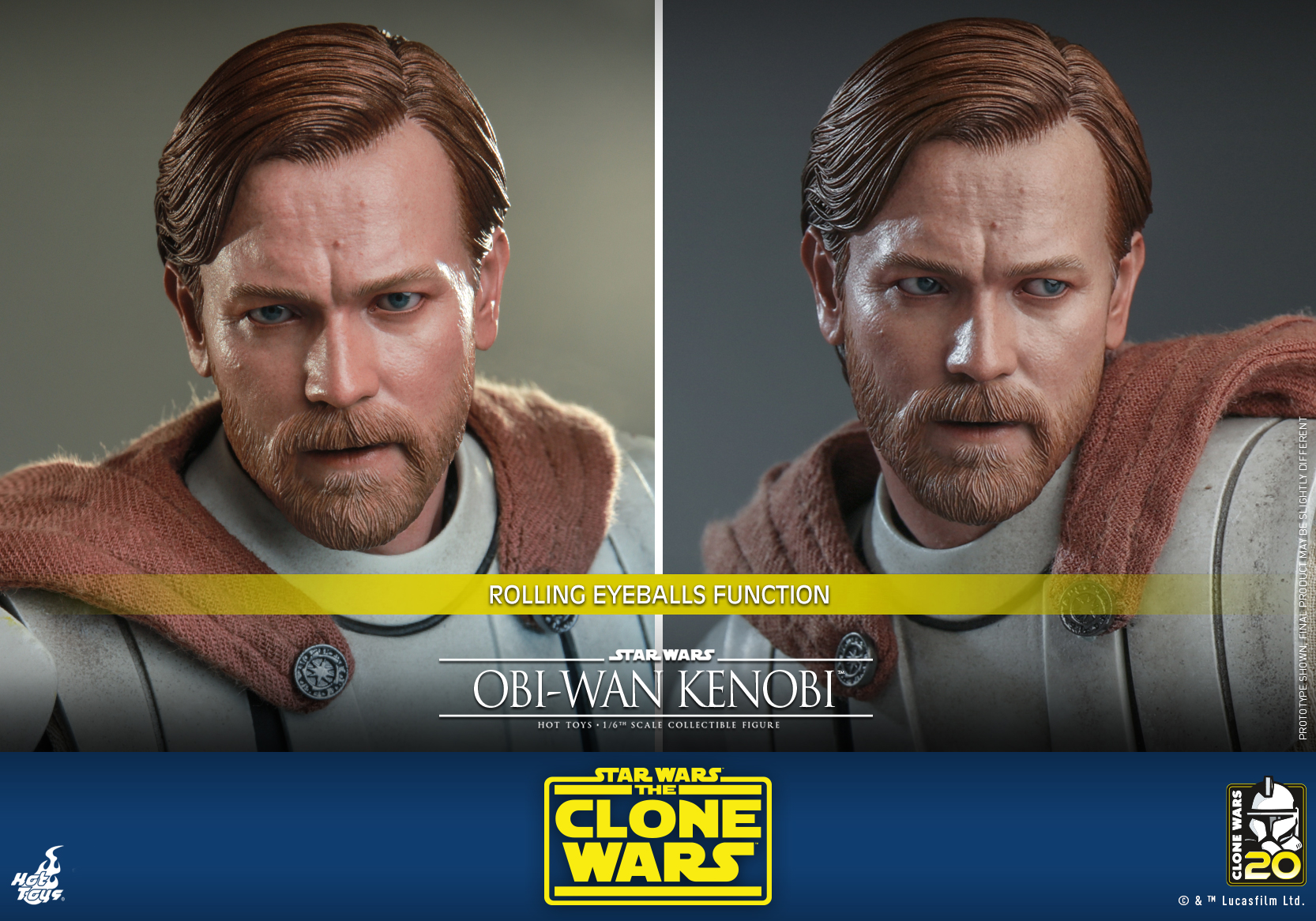 Hot Toys TMS095 1/6 Star Wars: The Clone Wars™ - Obi-Wan Kenobi™