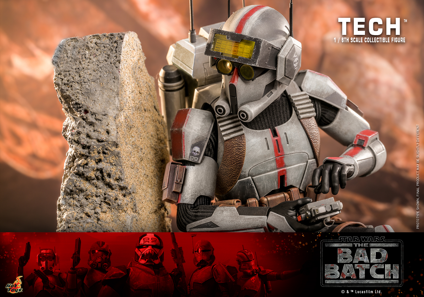 Hot Toys TMS098 1/6 Star Wars: The Bad Batch™ - Tech™