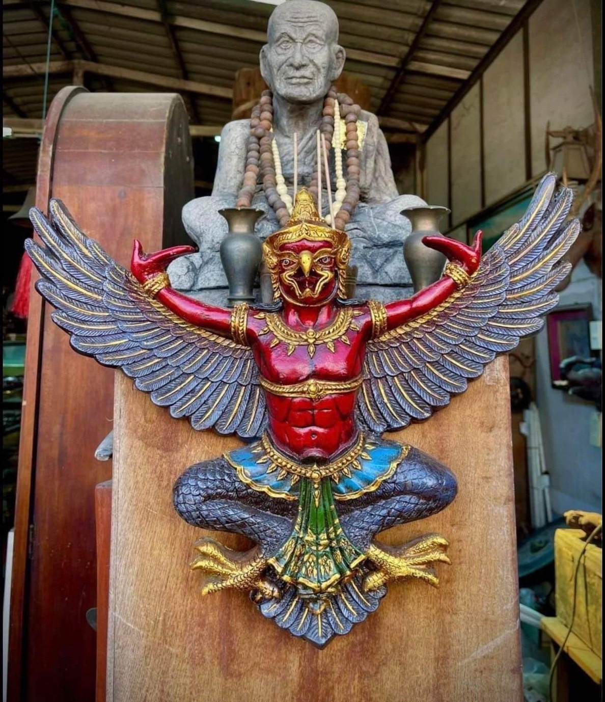พญาครุฑ สำหรับแขวนบูชา กว้าง50ซม