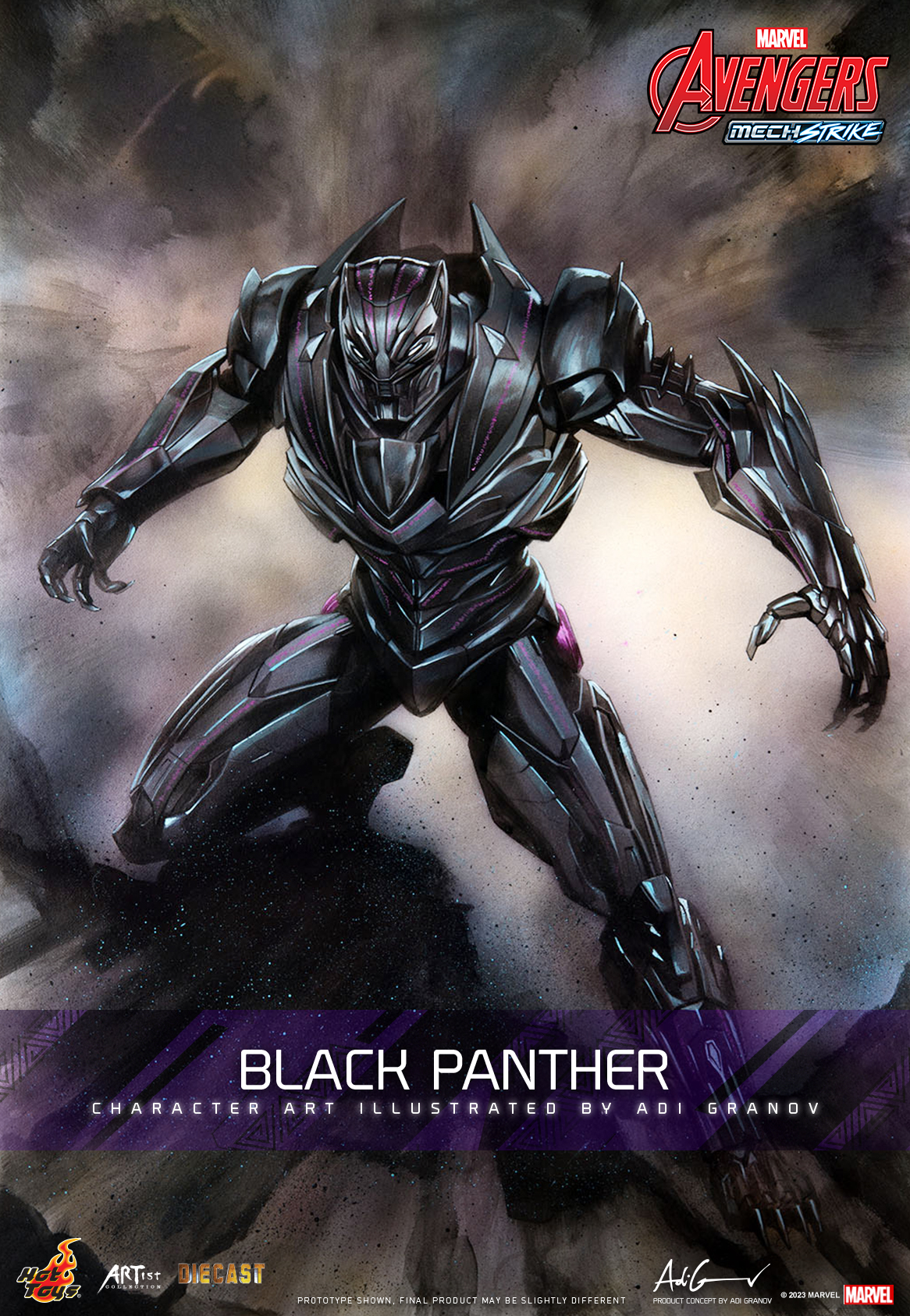 Hot Toys AC05D55 1/6 Marvel’s Avengers Mech Strike - Black Panther