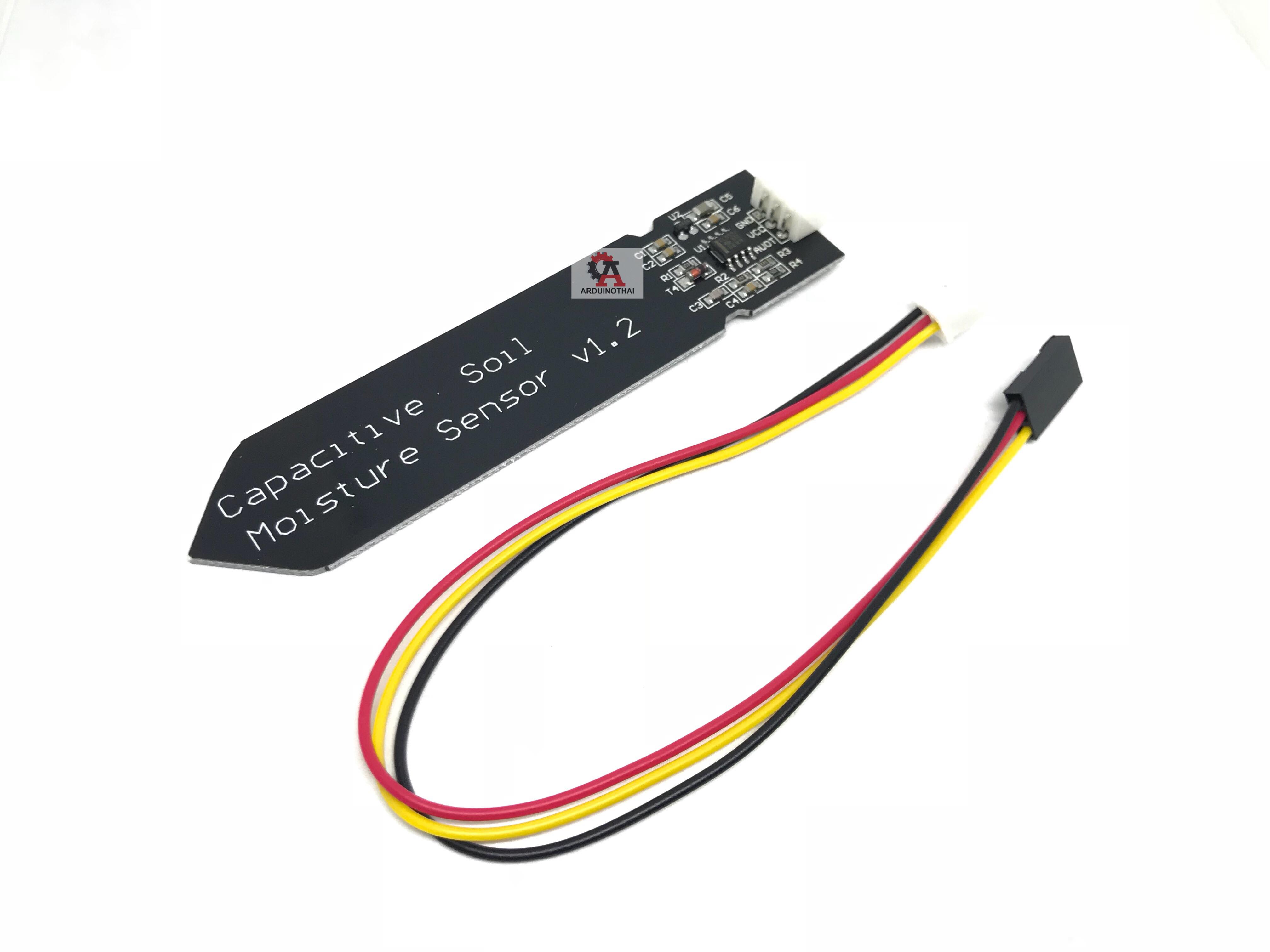 Capacitive Soil sensor V1.2 เซนเซอร์วัดค่าความชื้นในดิน สต็อกไทยส่งไว