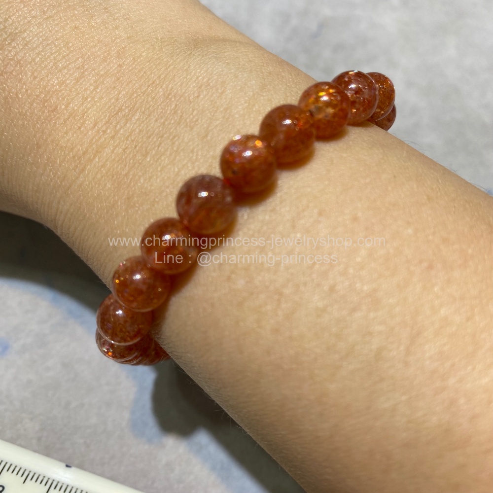 Sunstone ซันสโตน AAA+ 7 มม สวยมีประกายระยิบระยับ