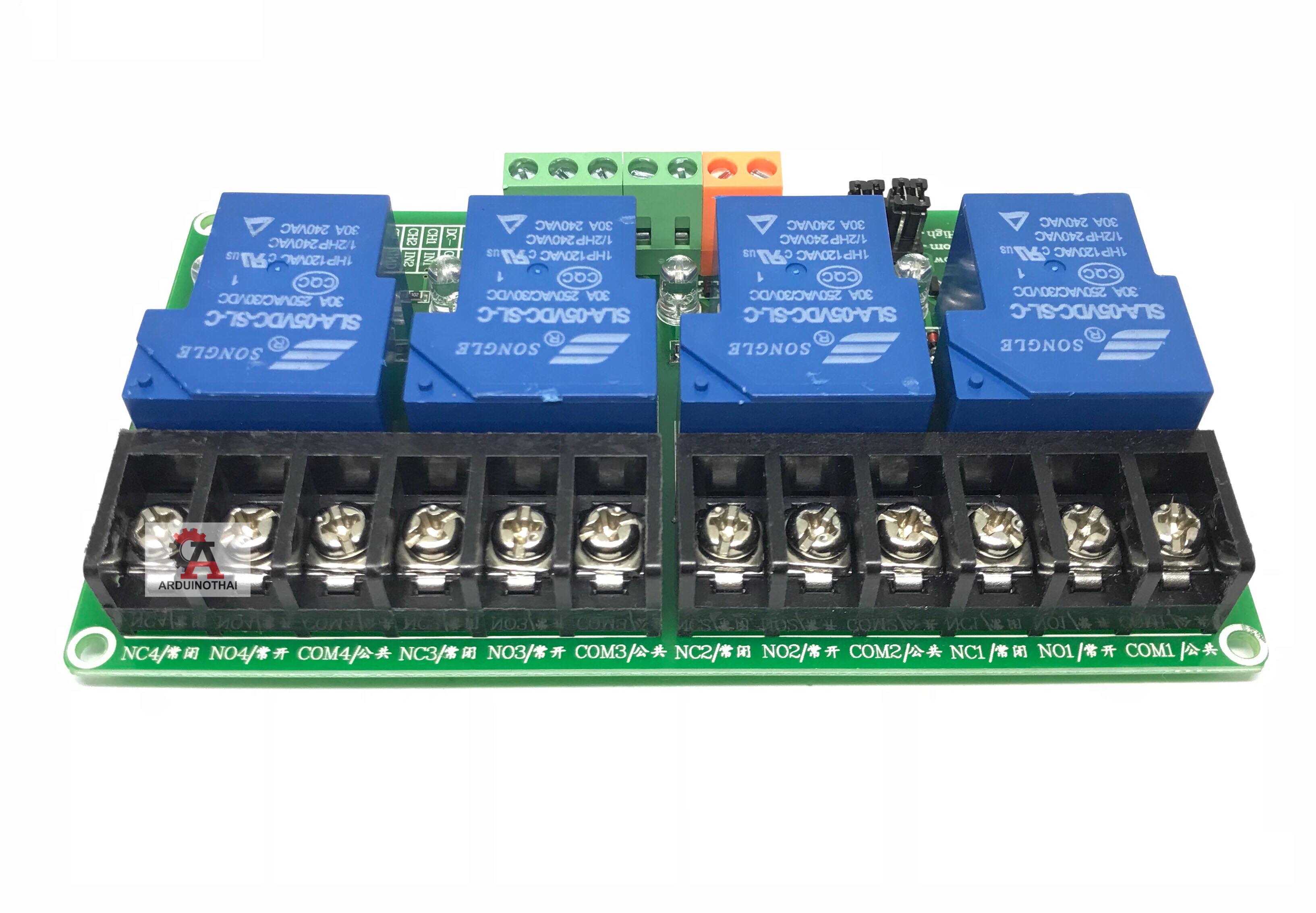 4 Channel Relay 5V High And Low Trigger 240V/30A Module