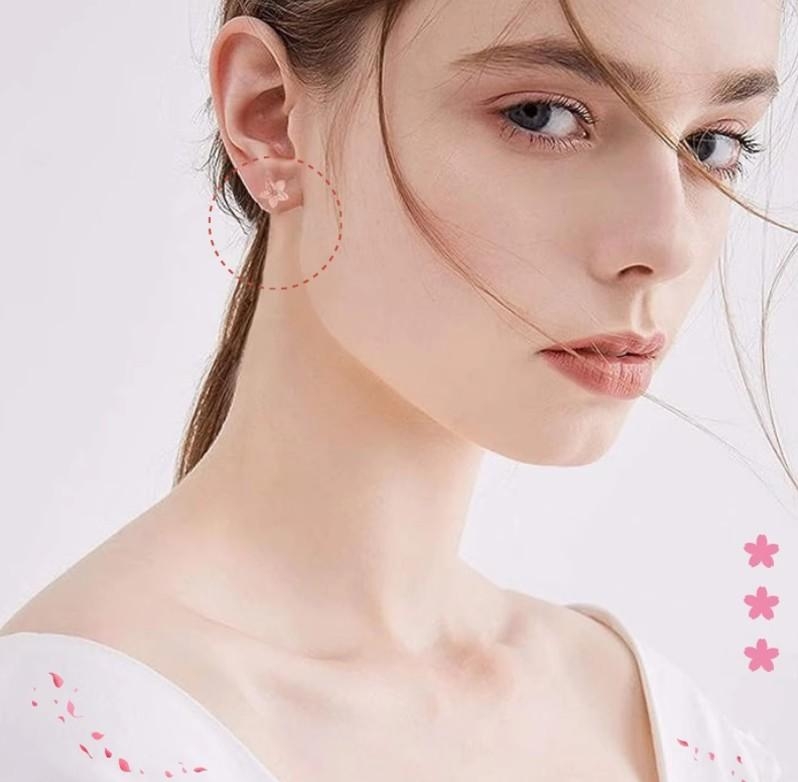 *กดติดตามมีส่วนลด*ต่างหูซ่อนเร้นใส่ไปเรียน/ทำงานสำหรับผิวแพ้ง่าย รูปร่างน่ารัก Resin_/คู่