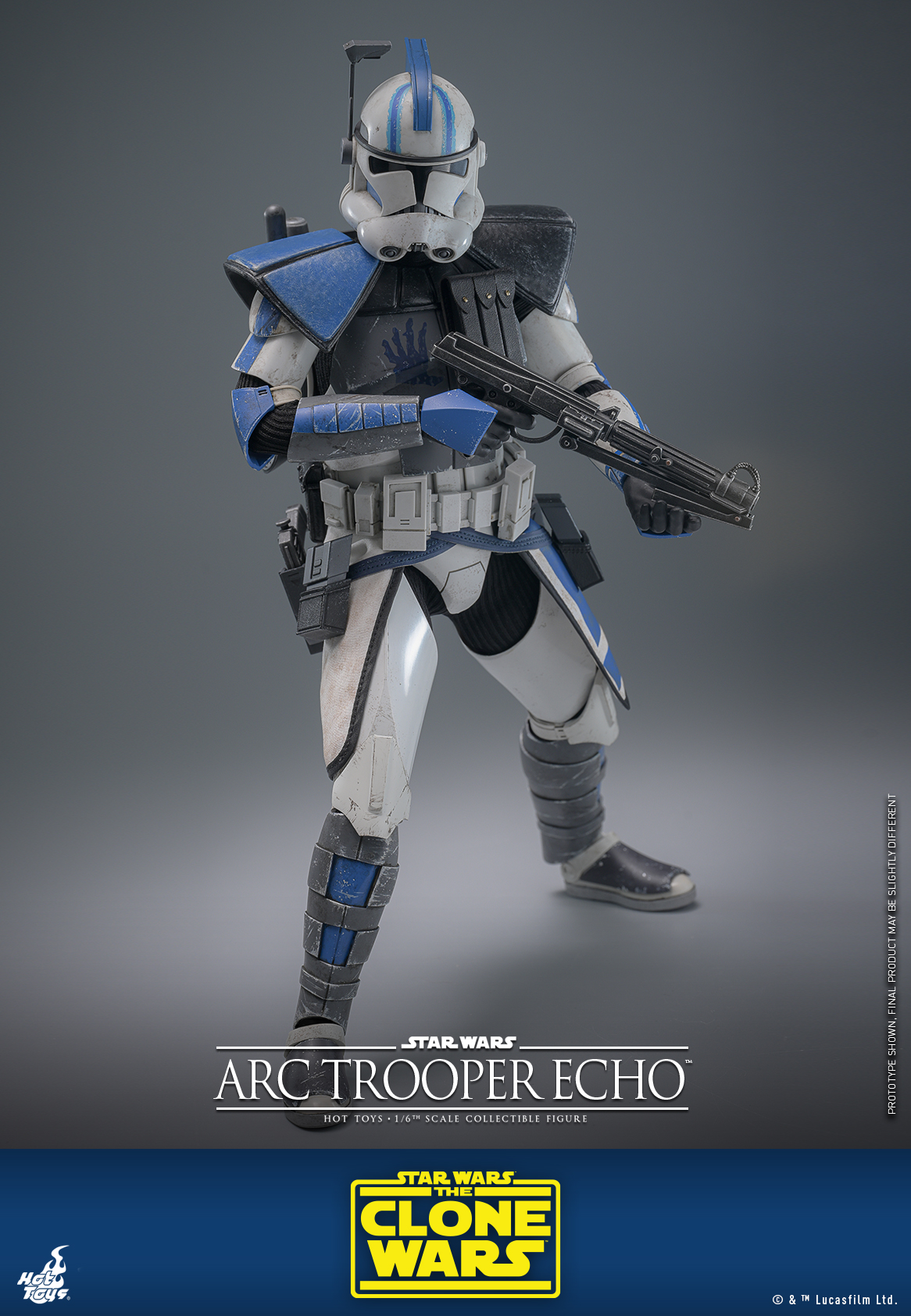 Hot Toys TMS133 Star Wars: The Clone Wars - Arc Trooper Echo