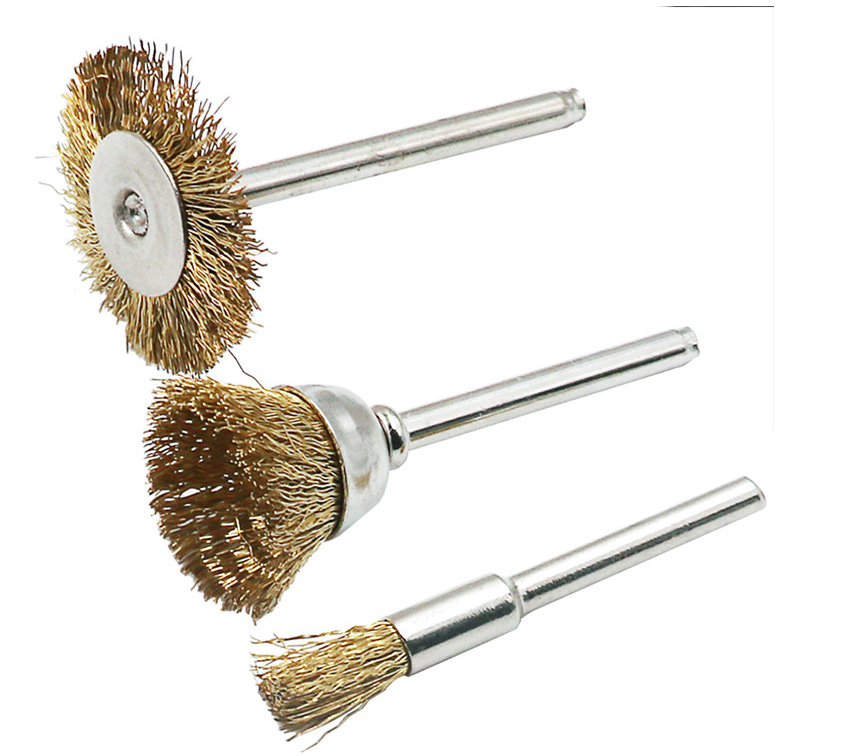 DG23 ชุดใบขัดทองเหลือง แกน 3 มิล 9 ดอก