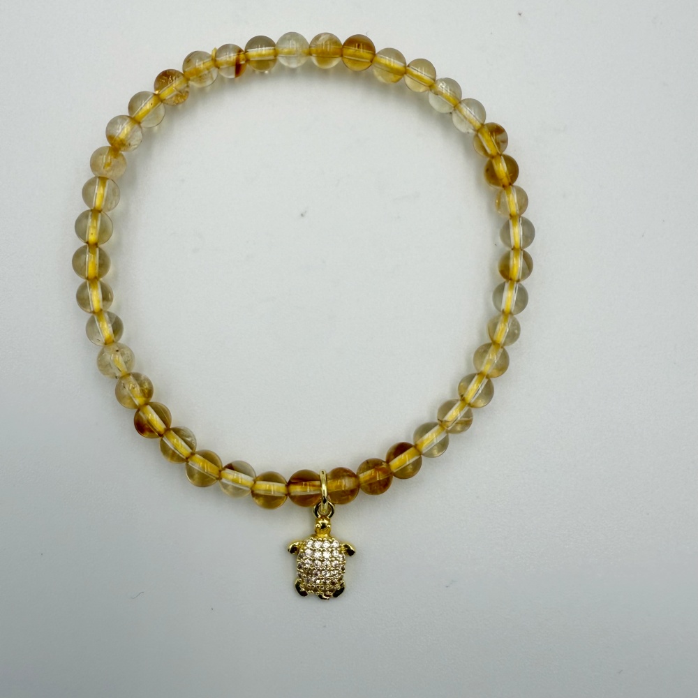 Citrine หรือ ซิทริน 4 มม เต่าแห่งความมั่งคั่ง เดินช้าแต่มั่นคง สู่ความสำเร็จที่ยั่งยืน