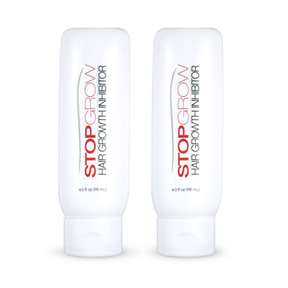 (แพคคู่) ครีมกำจัดขนถาวร STOP GROW นำเข้าจากอเมริกา ขนาด 4 oz (118ml)