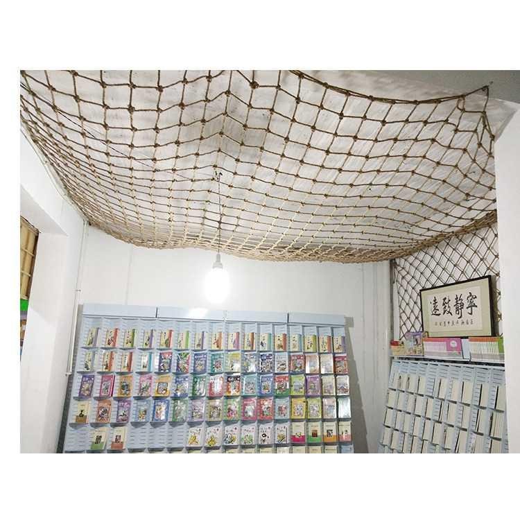 ตาข่ายตกแต่งเพาน ตาข่าย DIY ตาข่ายแขวนผนัง 1x1 เมตร