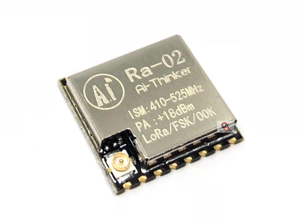 LoRa module 433MHz Ra-02 SX1278 โมดูลส่งข้อมูลไร้สายระยะไกลความถี่ 433Mhz สต็อกไทยส่งไว