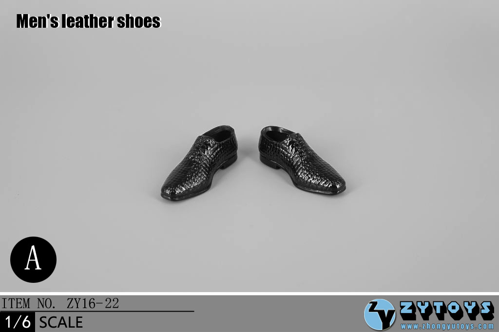 ZY Toys ZY16-23A Men's Leather Boots Black