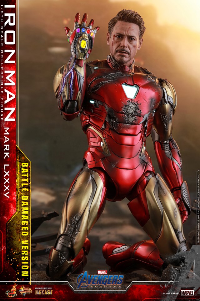 Hot Toys MMS543D33 Avengers: Endgame 1/6 Iron Man Mark LXXXV (Battle Damaged Version)