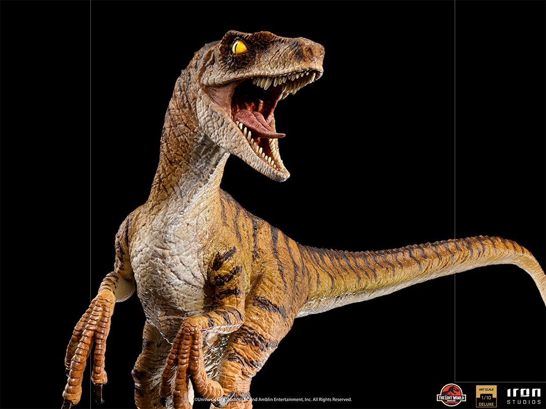 Iron Studios Deluxe Art Scale 1/10 The Lost World: Jurassic Park - Velociraptor