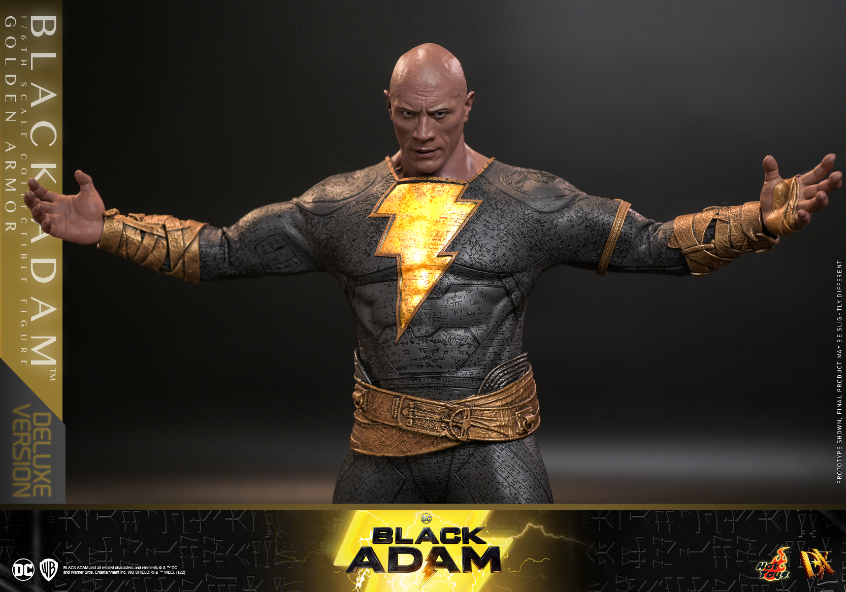 Hot Toys DX31 1/6 Black Adam - Black Adam [Golden Armor] (Deluxe Version)