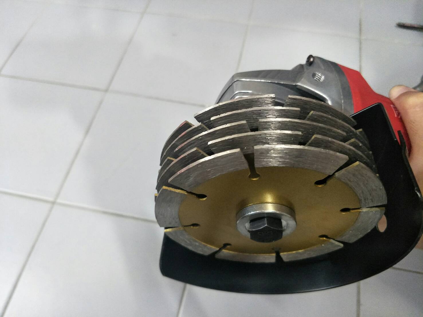 G14 ชุดแปลงหินเจียรเป็น เครื่องเซาะร่องสายไฟ เซาะร่องคอนกรีต พร้อมใบตัด