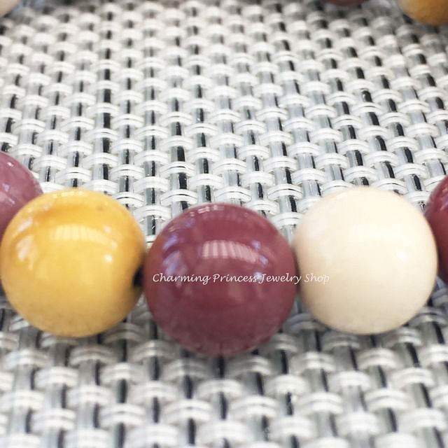 Mookaite Jasper มูไคต์ แจสเปอร์ 10 มม ส่งเสริมความปรารถนาให้สำเร็จ