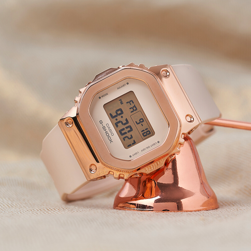 นาฬิกาข้อมือ Casio G-shock Mini สำหรับผู้หญิง GM-S5600 Series รุ่น GM-S5600-1 | GM-S5600G-7 | GM-S5600PG-1 | GM-S5600PG-4