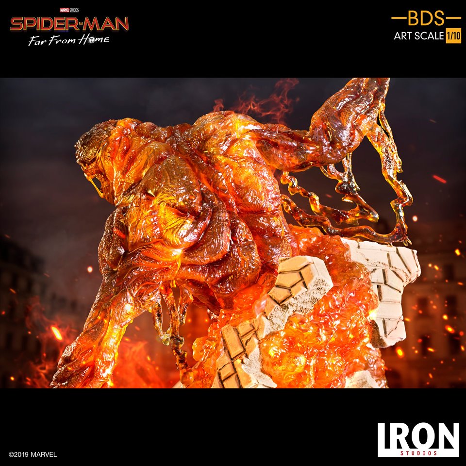 Iron Studios BDS Art Scale 1/10 Spider-Man: Far From Home - Molten-Man
