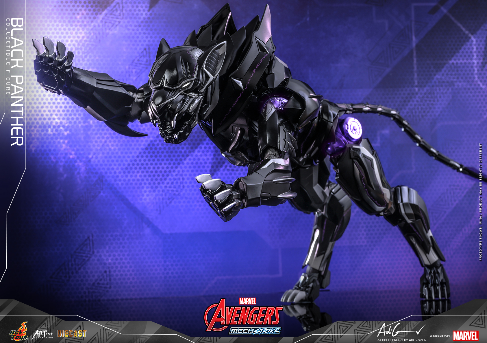Hot Toys AC05D55 1/6 Marvel’s Avengers Mech Strike - Black Panther