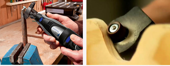 AD15 ตัวแปลงหินเจียรมินิ Dremel เป็นที่เจียรองศา