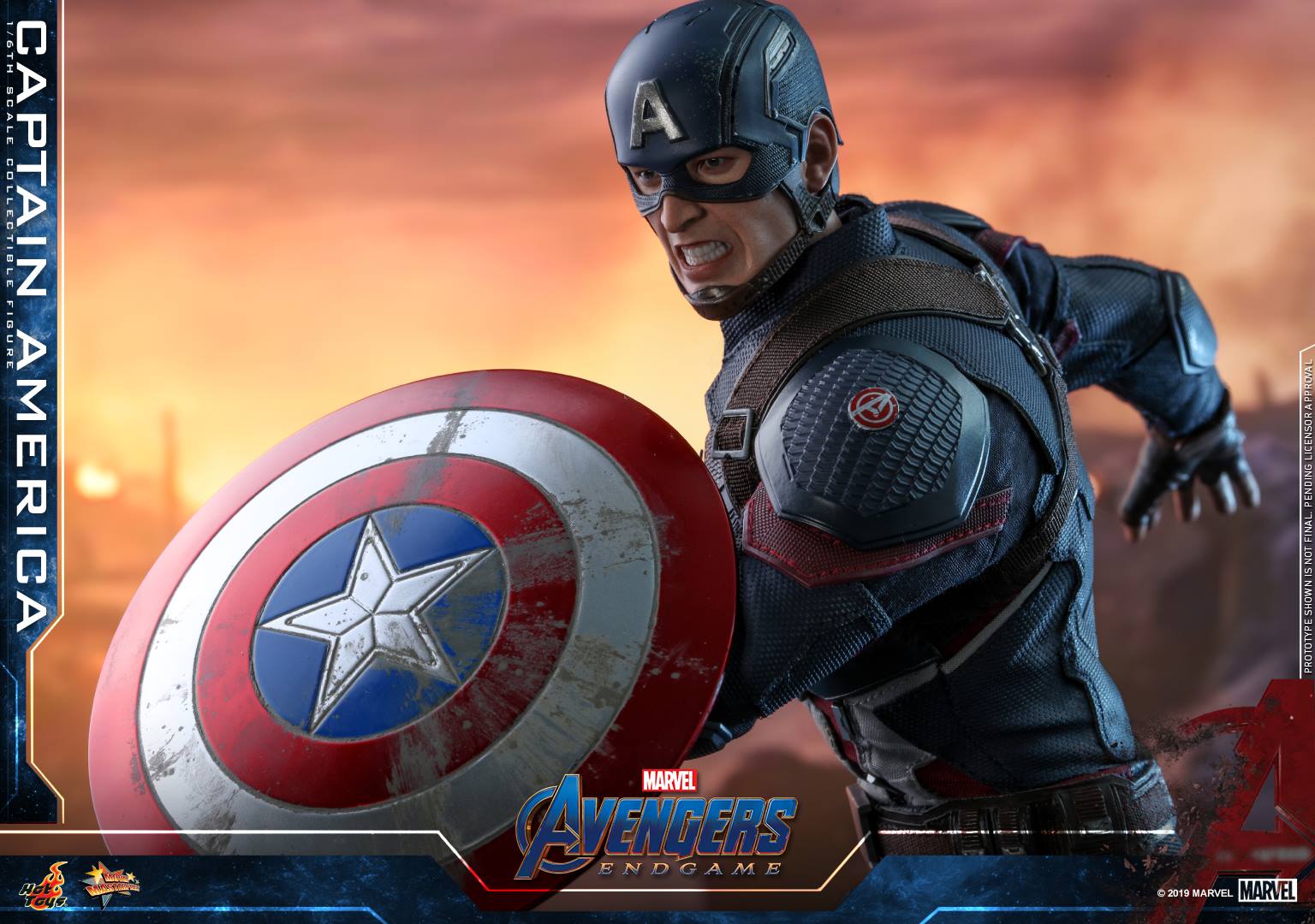 Hot Toys MMS536 Avengers: Endgame - Captain America