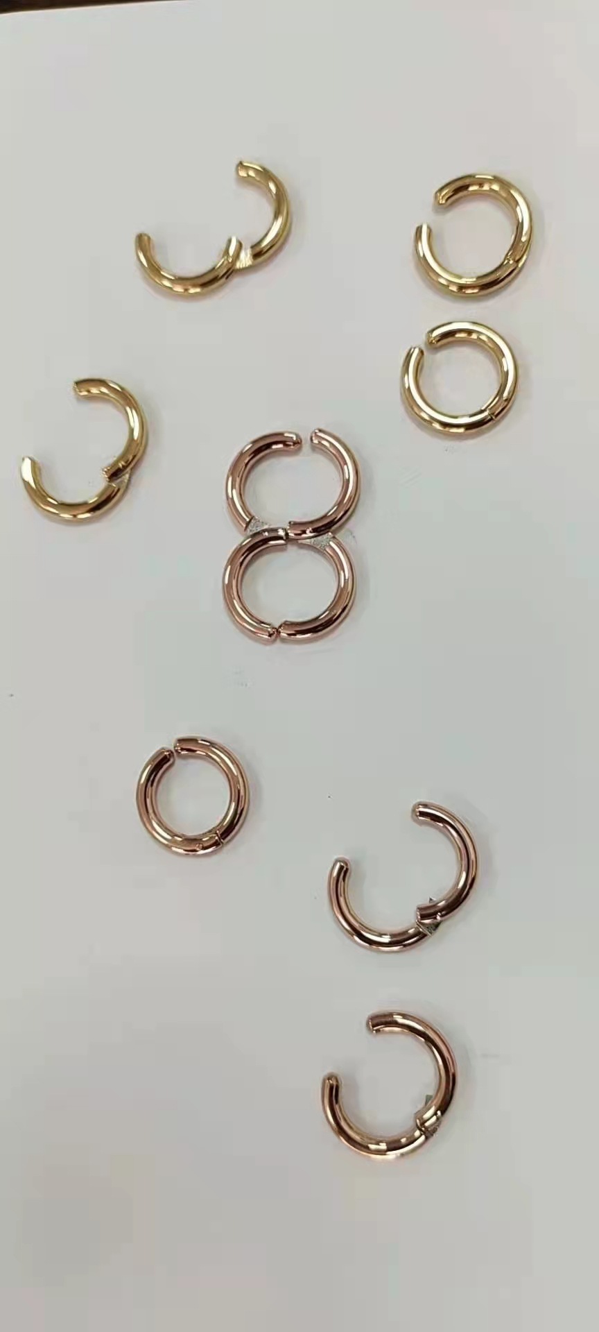 ต่างหูหนีบ หนีบได้ทุกตำแหน่งของใบหู Cilp hoop ไม่เจาะหูก็สวยได้ (ราคา/คู่)_EC299