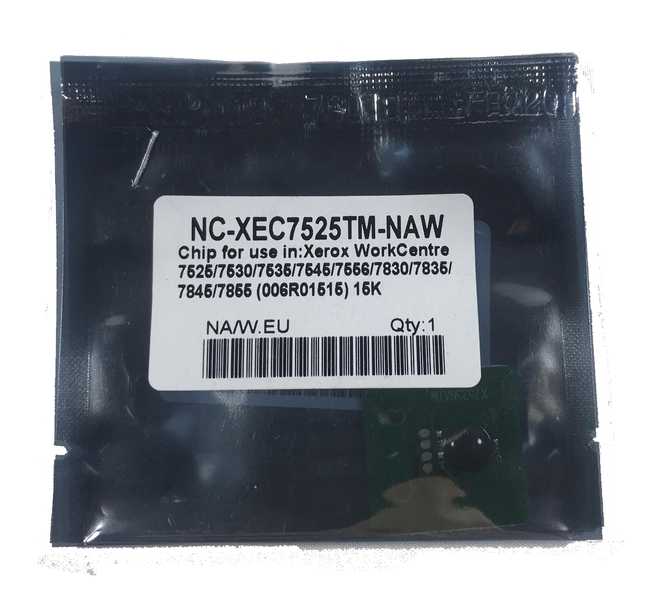 Chip Toner for use in Fuji xerox 7525,7530,7535,7545,7556,7835,7845,7855