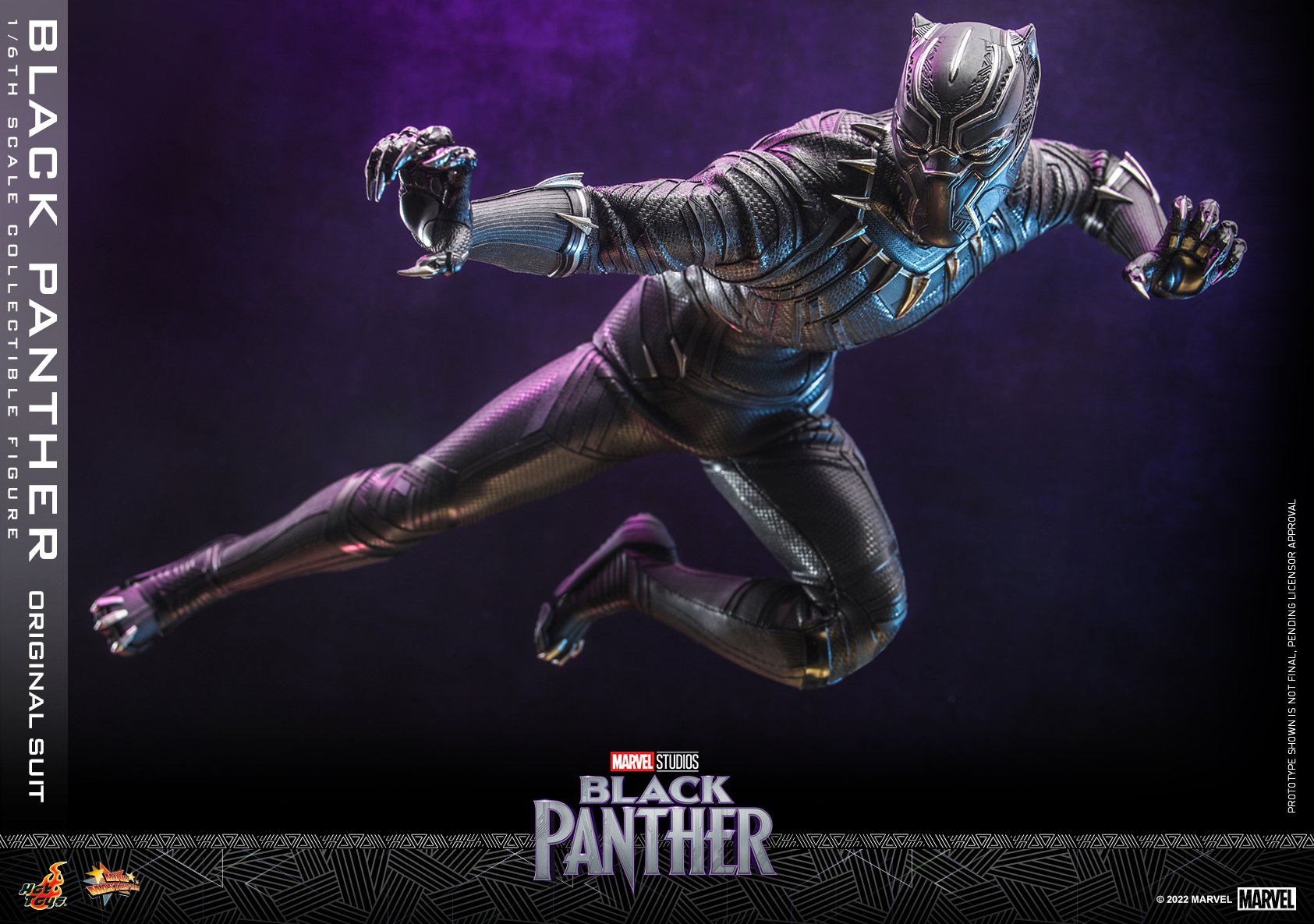 Hot Toys MMS671 1/6 Black Panther Legacy - Black Panther (Original Suit)