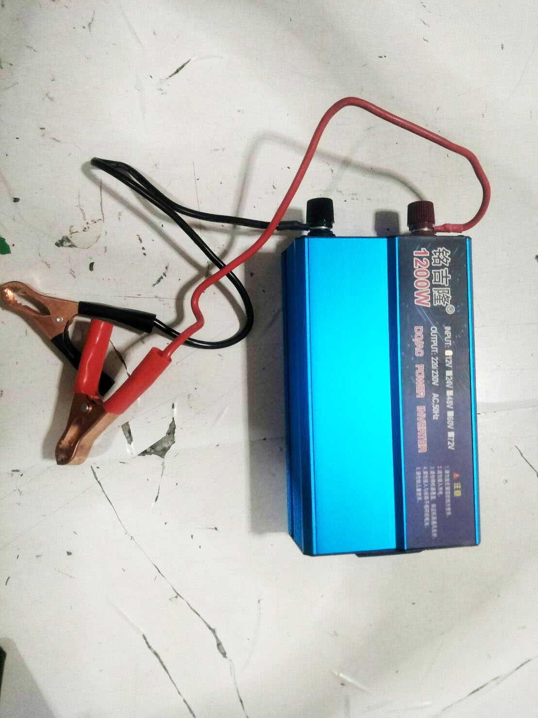 ADE06 ตัวแปลงไฟรถ 12v เป็นไฟบ้าน 1200 วัตต์ !! มีตัดไฟเกิน กันพัง สำหรับแคมปปิ้ง สถานที่ไม่มีไฟฟ้าใช้ DIY