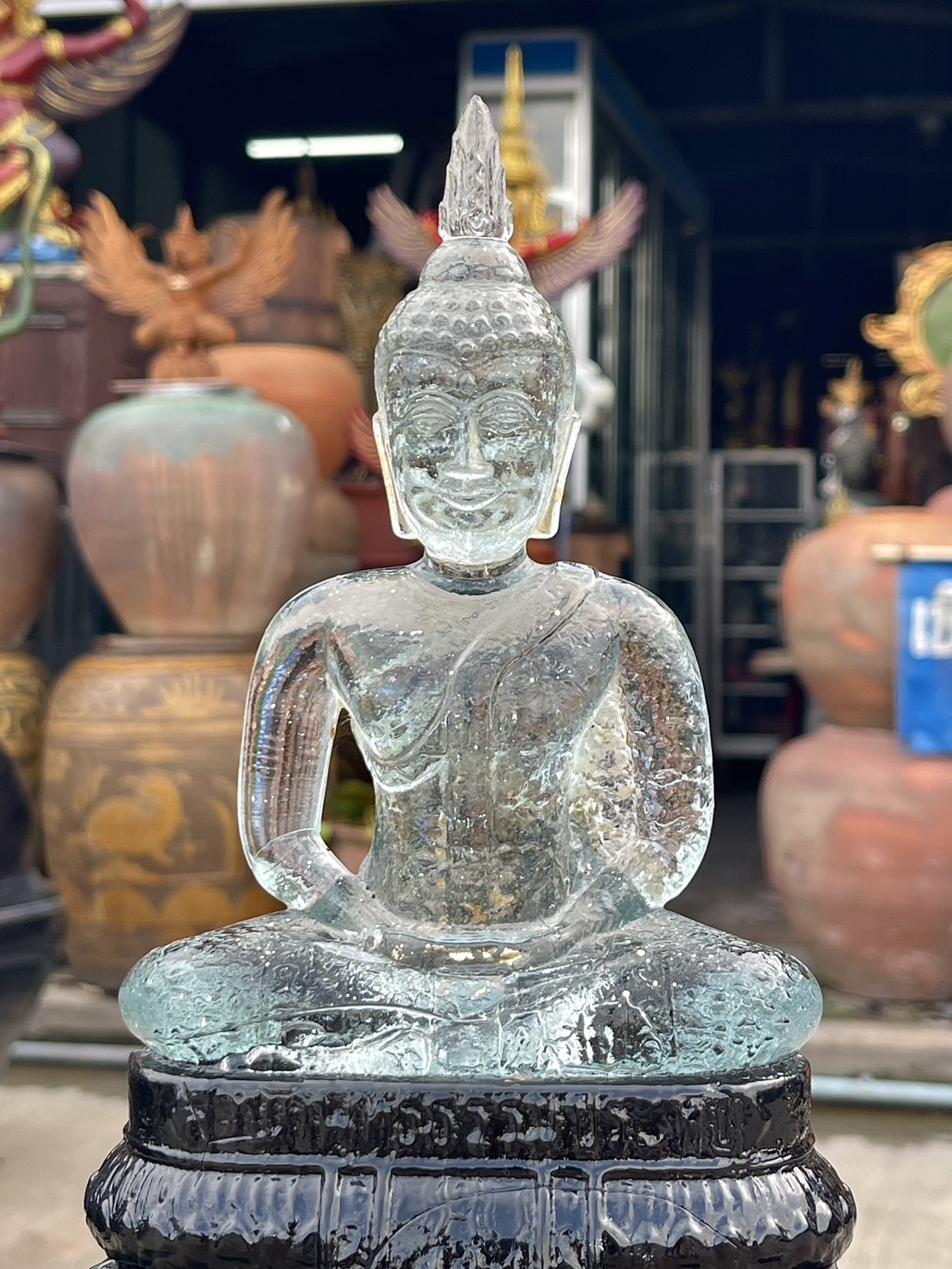 พระแก้ว 25พุทธศตวรรษ ปี2500 สีใสพาดนิล