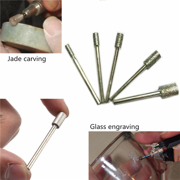 DS07 ชุดดอกเจียร เพชร 5 ดอก 3-8 มิล แกน 3 มิล