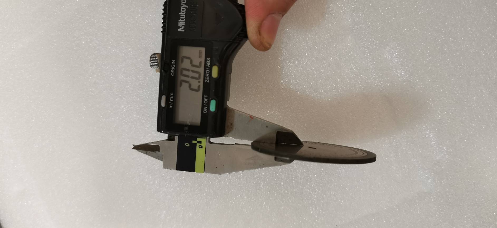 R20 ไม้บรรทัดสเตนเลส วงกลม 2 นิ้ว สำหรับ DIY หัวแบ่งองศา