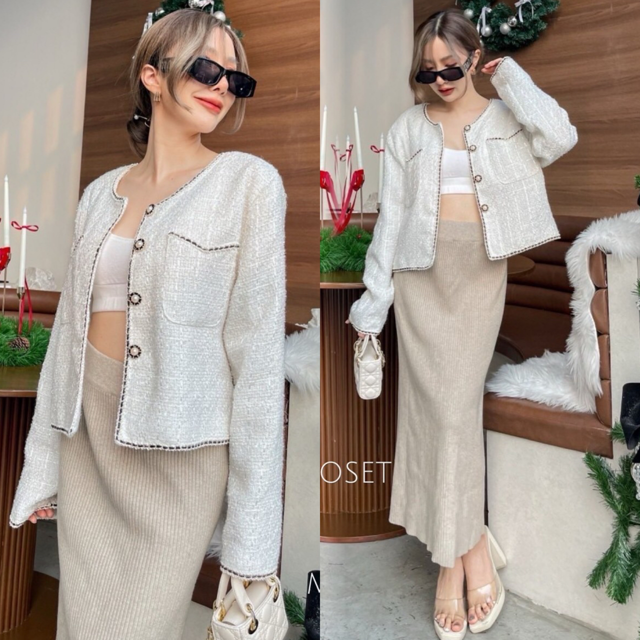 เสื้อทวิตแขนยาวสวยๆ