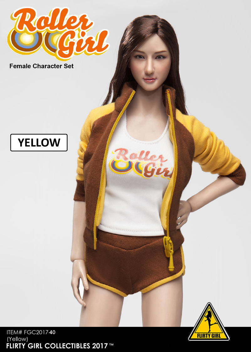 Flirty Girl FGC2017-39 / FGC2017-40 / FGC2017-41 1/6 Roller Girl Female Character Set