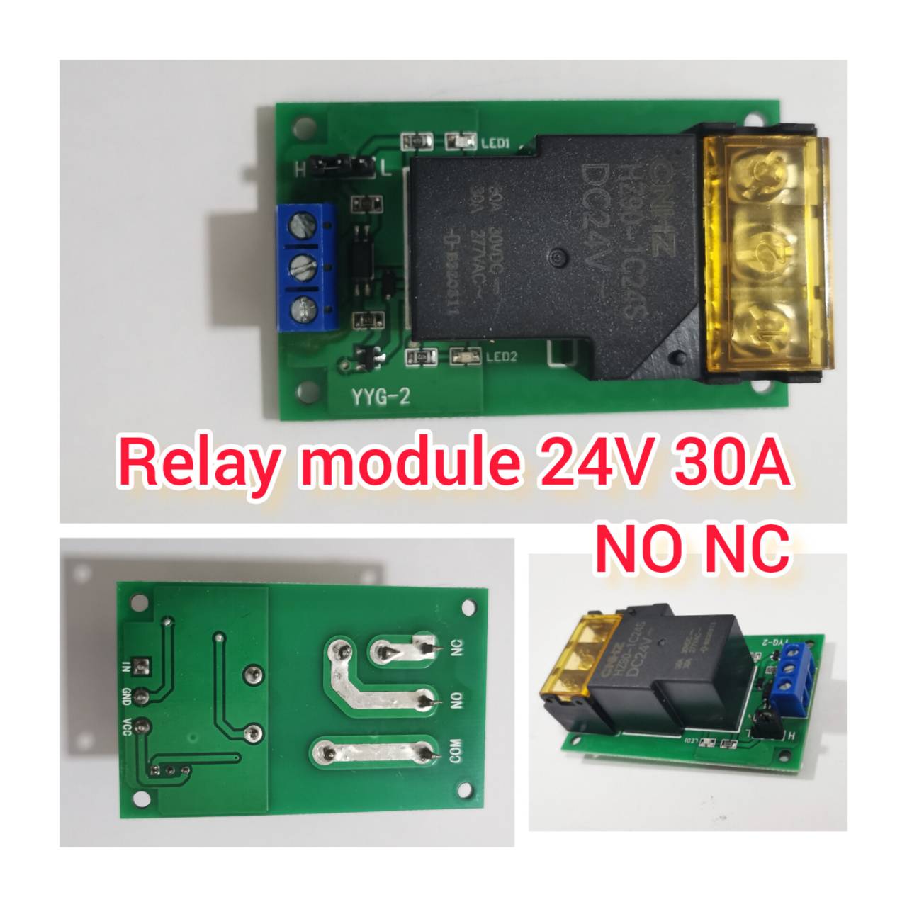 OT152 รีเลย์ โมดูล Relay Module 1ช่อง 12V/2424V 30A NO NC **เลือก V ก่อนซื้อ