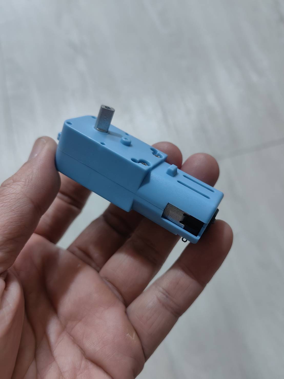 MO55 มอเตอร์เกียร์ 3-12 V 110 รอบ แรงบิดสูงสำหรับ DIY