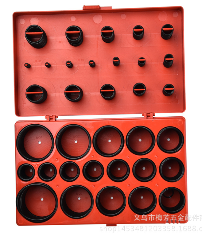SE02 ชุดซีลโอริงใหญ่ 419 ชิ้น สำหรับงานซ่อมแซม เครื่องจักร DIY